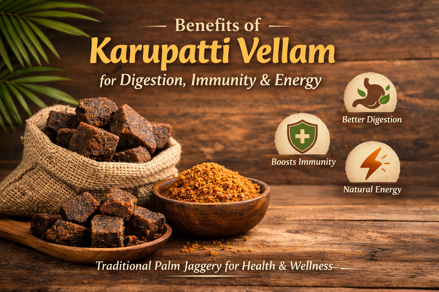 Karupatti vellam for health benefits