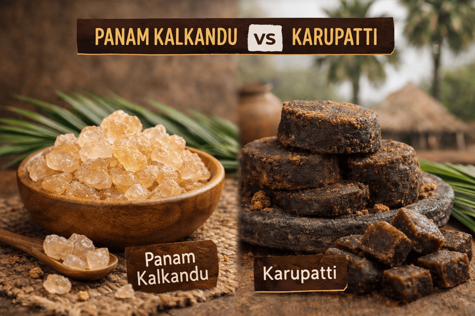 Panam Kalkandu and Karupatti